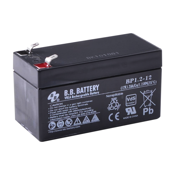 BATTERY 1.2AH / DC12V Offer Pack 5pcs Batteries