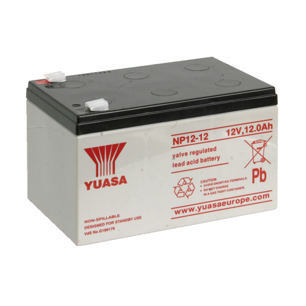 YUASA 12AH / 12VDC Batteries