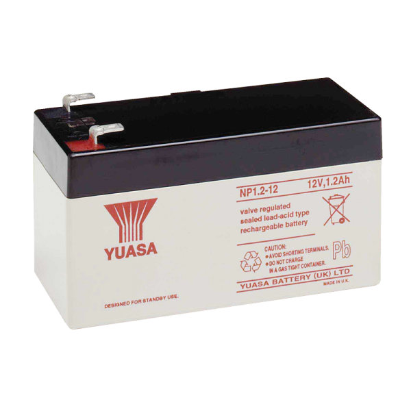 YUASA 1,2AH / 12VDC Batteries