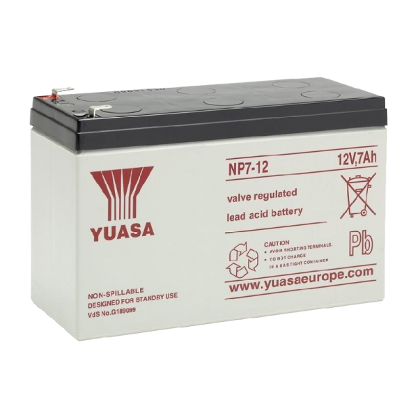 YUASA 7AH / 12VDC Batteries