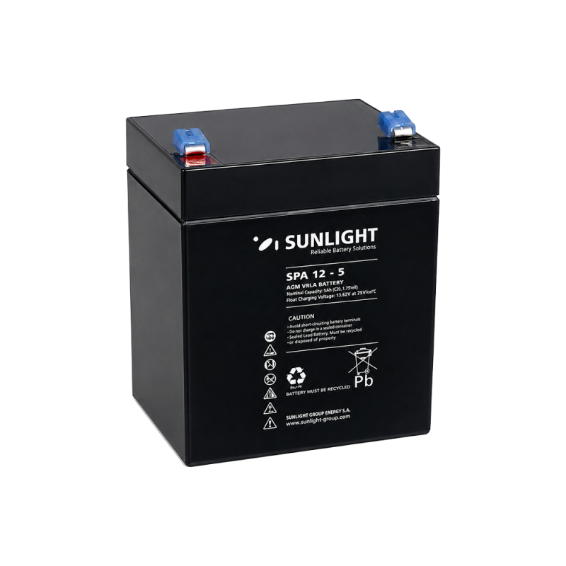 ΜΠΑΤΑΡΙΑ 12V-5ΑΗ SUNLIGHT