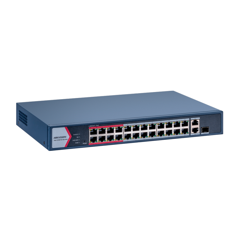 DS-3E1326P-EI/M 24 PORT FAST ETHERNET PoE SWITCH
