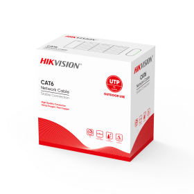 DS-1LN6OUSPE ΚΑΛΩΔΙΟ ΔΙΚΤΥΟΥ CAT6 U/UTP 305m ΜΑΥΡΟ