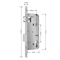 ΜΗΧΑΝΙΣΜΟΣ EU 60/85 ΜΕ PANIC FUNCTION